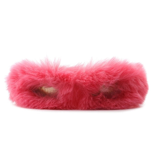 Y2K Fuzzy Wrap Around Sunglasses